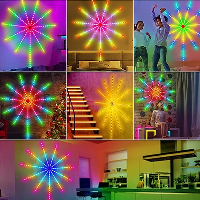أضواء LED للألعاب النارية الذكية