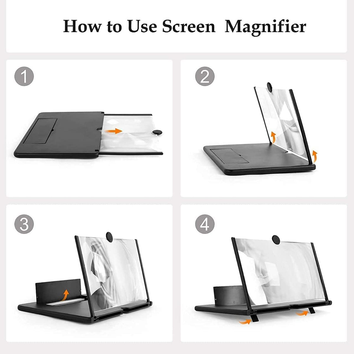 3D Magnifier Mobile Screen