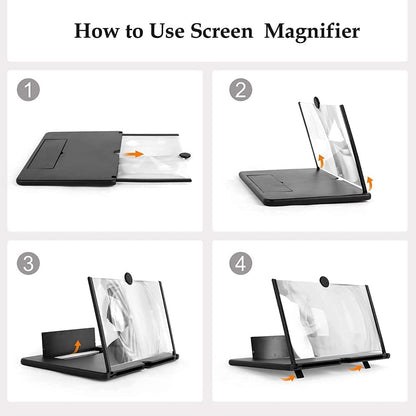 3D Magnifier Mobile Screen