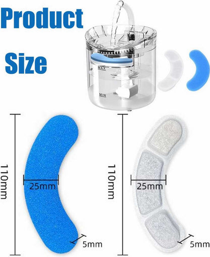 8PCS Cat Water Fountain Filter