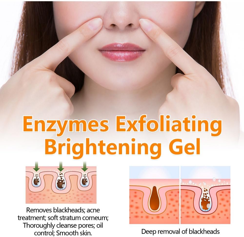 جل تقشير وتفتيح بالبرتقال