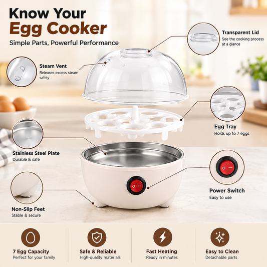 Multifunction Egg Cooker