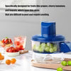 Fruit & Vegetable Peeler – Multipurpose Manual Pull String Chopper Cutter
