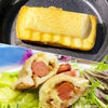 Non-Stick Sandwich Frying Pan – Double Sided Grill Toaster with Wooden Handle