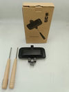 Non-Stick Sandwich Frying Pan – Double Sided Grill Toaster with Wooden Handle